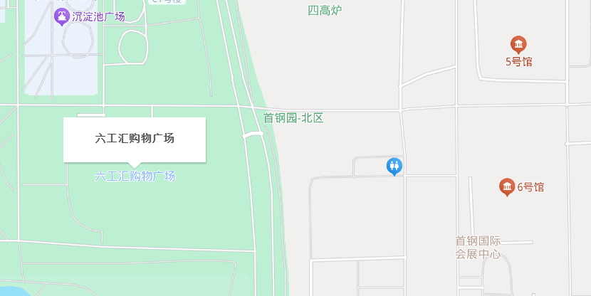 六工汇购物中心停车场地图位置展示